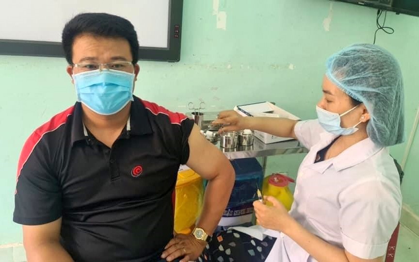 Tỉnh Đắk Nông đã cơ bản bao phủ việc tiêm vaccine COVID-19 mũi 1 cho người dân trên địa bàn. Ảnh: Bảo Lâm