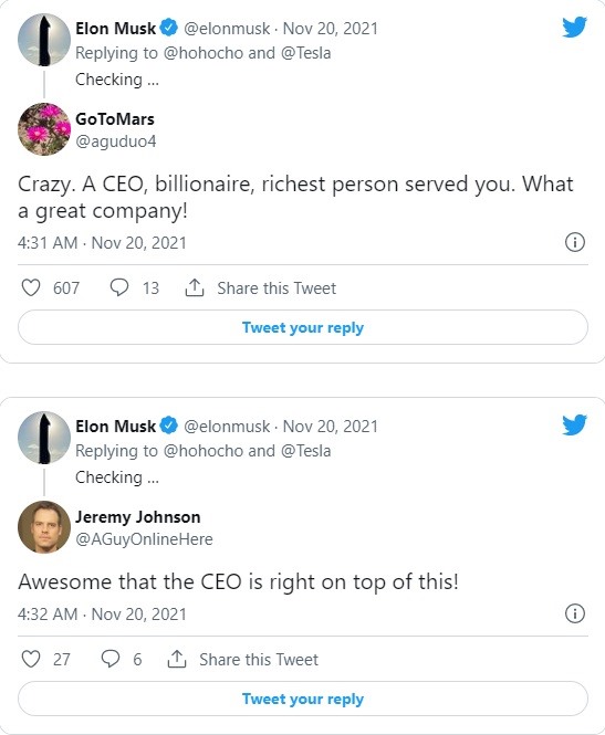 Cộng đồng mạng bất ngờ và ca ngợi vị CEO. Ảnh chụp màn hình.