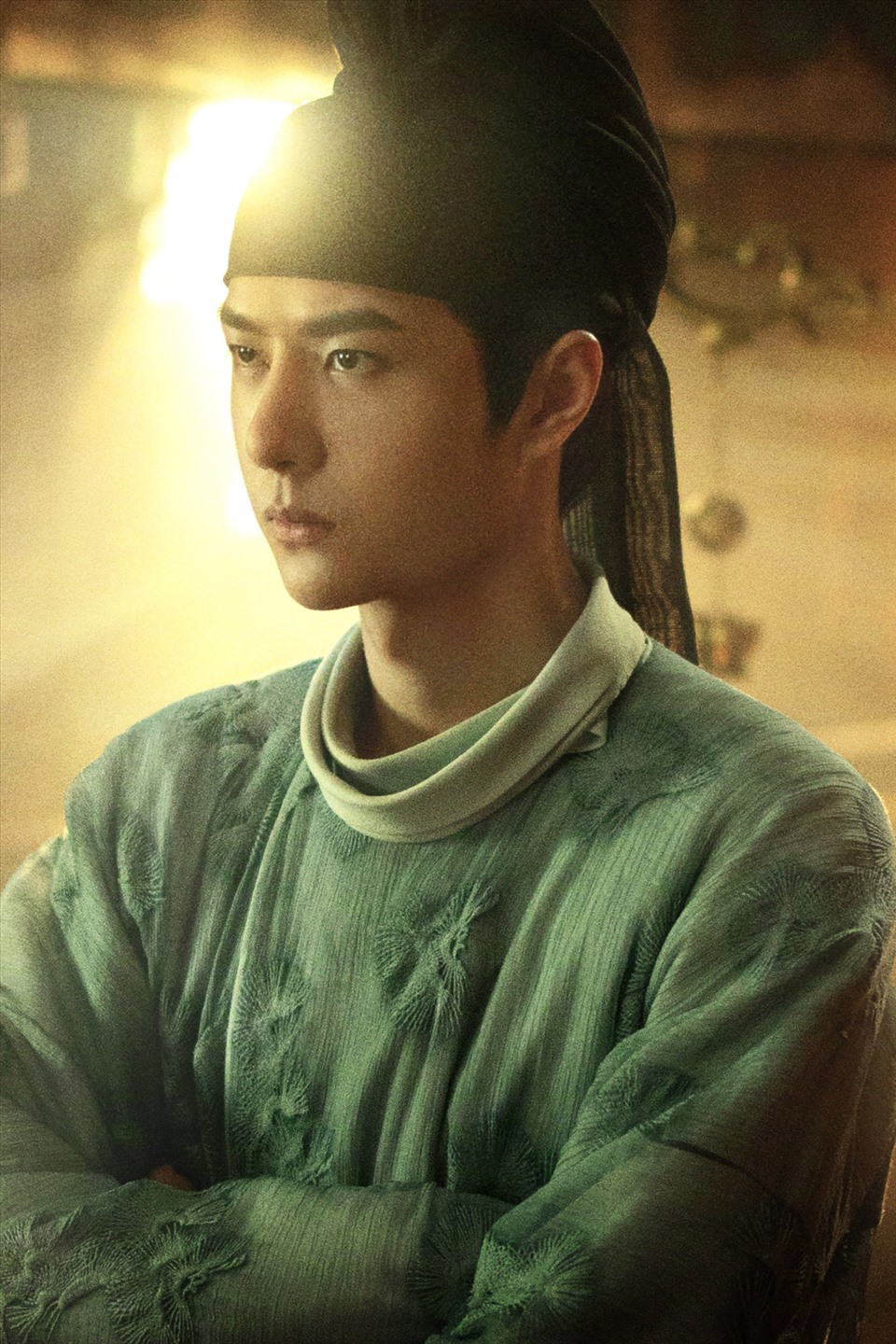 Vương Nhất Bác đảm nhận 1 trong 3 vai chính của “Phong khởi lạc dương”. Ảnh: Xinhua