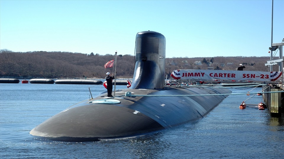 Tàu ngầm Seawolf của Mỹ. Ảnh: Hải quân Mỹ.