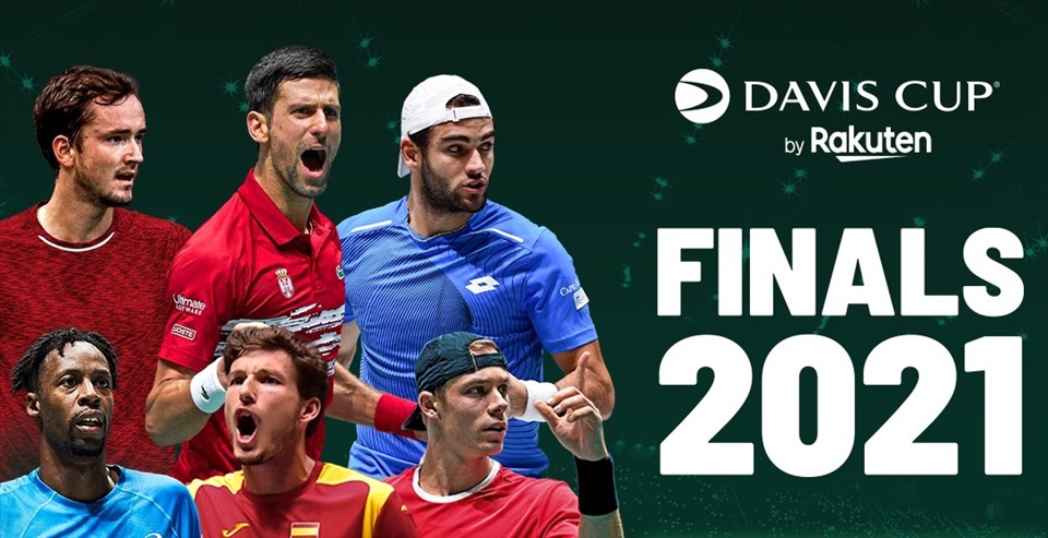 Novak Djokovic và Daniil Medeved trong số những ngôi sao hàng đầu được dõi theo tại Davis Cup 2021. Ảnh: DavisCup