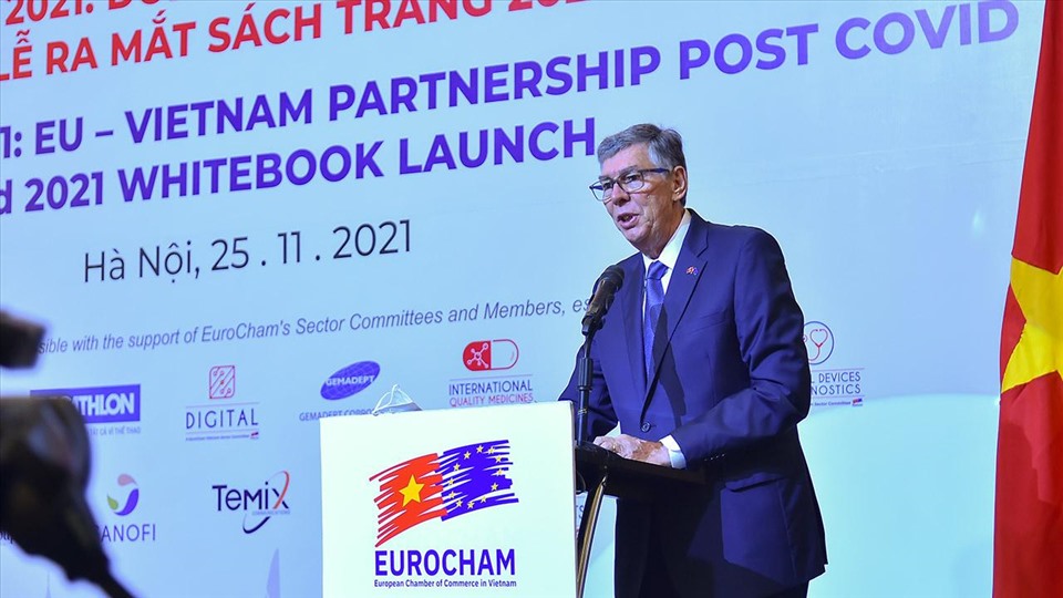 Chủ tịch EuroCham Alain Cany. Ảnh: BNG