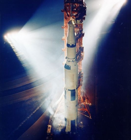 Tên lửa Saturn V. Ảnh: NASA.