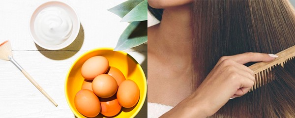 Trứng là nguyên liệu thường được dùng để dưỡng tóc. Đồ hoạ: Linh Phương.
