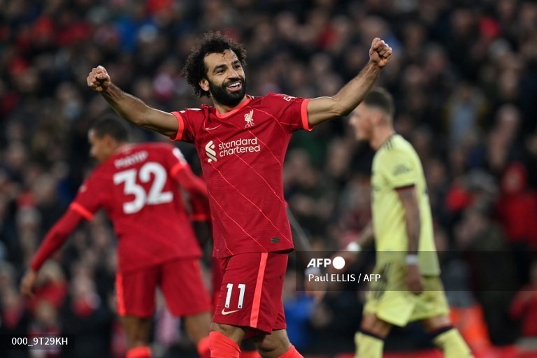 5. Mohamed Salah (Liverpool): 6 bàn thắng