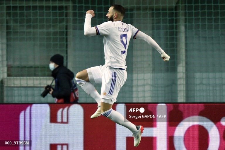 6. Karim Benzema (Real Madrid): 5 bàn thắng