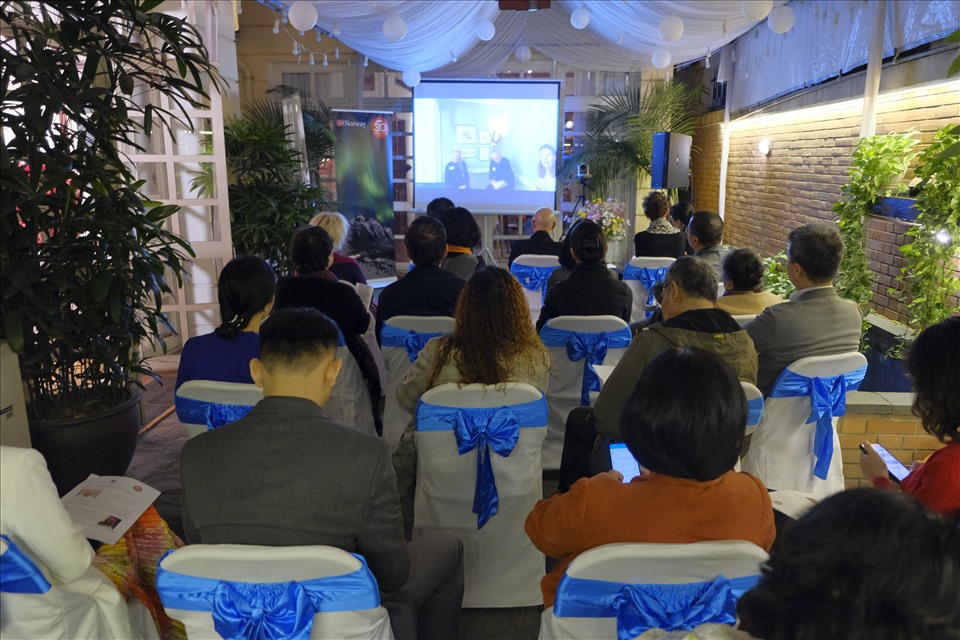 Sự kiện giao lưu văn hóa được tổ chức đúng ngày Na Uy - Việt Nam thiết lập quan hệ ngoại giao, ngày 25.11. Ảnh: Đại sứ quán Na Uy