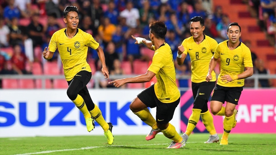Tuyển Malaysia là đối thủ lớn nhất của tuyển Việt Nam tại bảng B AFF Cup 2020. Ảnh: FAM