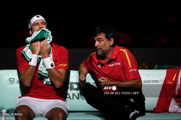 Đội tuyển Tây Ban Nha trở thành cựu vô địch Davis Cup. Ảnh: AFP