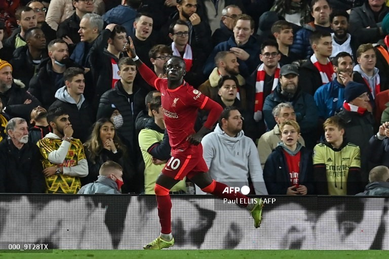 4. Sadio Mané (Tiền đạo - Liverpool): 7 bàn thắng