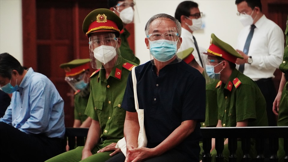 Bị cáo Nguyễn Thành Tài tại phiên tòa.