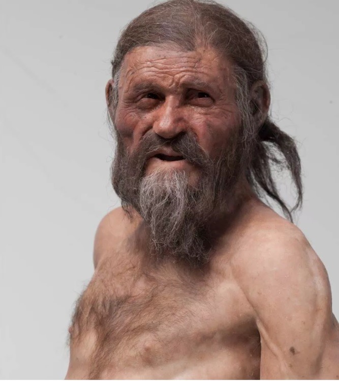 Hình phục dựng của người băng Ötzi. Ảnh: Bảo tàng khảo cổ học Nam Tyrol.
