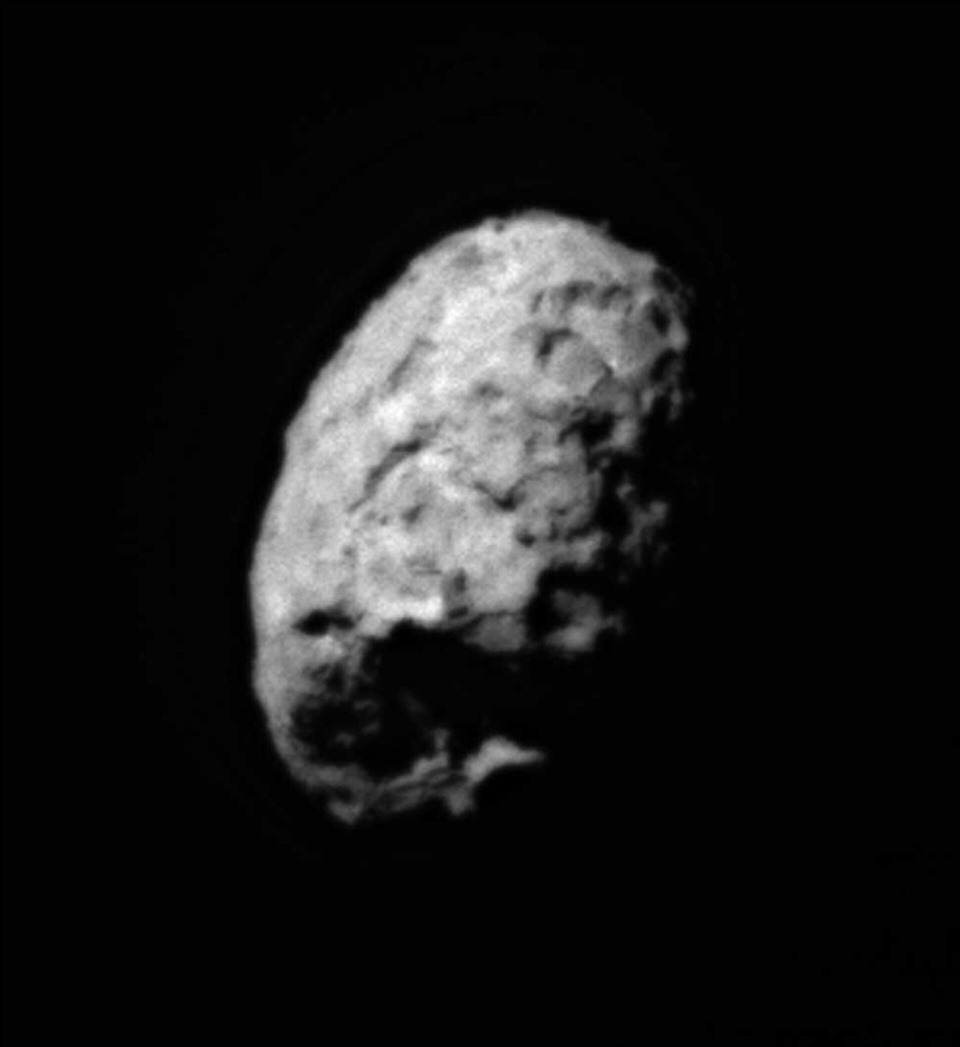 Hình ảnh sao chổi Wild 2 chụp từ tàu vũ trụ Stardust của NASA. Ảnh: NASA