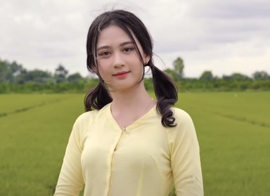 Kim Ngân đóng nữ chính trong MV “Người mới” của Hoài Lâm. Ảnh: MV