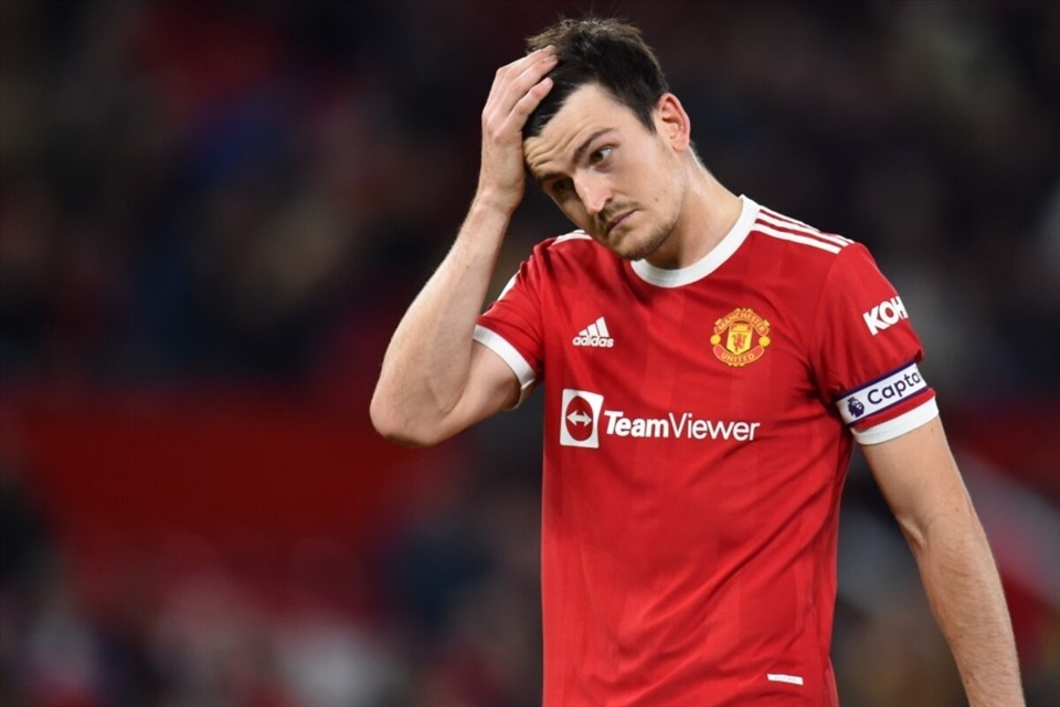 Maguire có thể là thảm họa trong trận Derby Manchester. Ảnh: AFP.