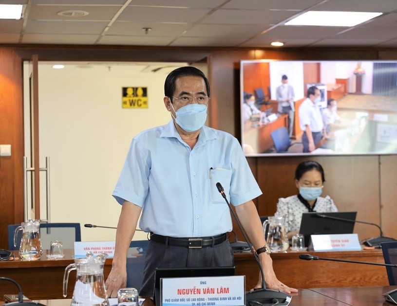 Phó Giám đốc Sở Lao động - Thương binh và Xã hội TPHCM Nguyễn Văn Lâm. Ảnh: STT
