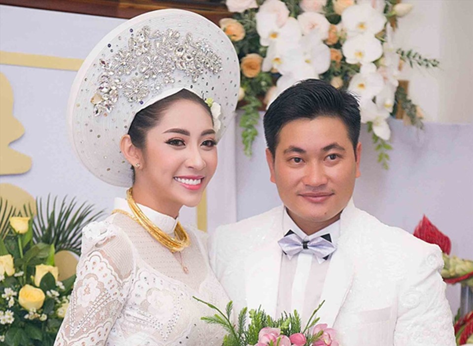 Cuộc hôn nhân của Hoa hậu Đặng Thu Thảo với chồng đại gia tan vỡ vì “tiểu tam“. Ảnh: NVCC