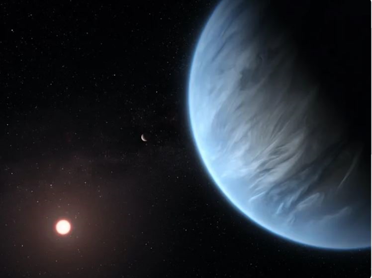Ngoại hành tinh và ngôi sao chủ. Ảnh: ESA