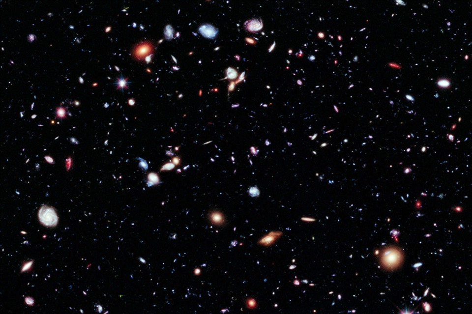 Hàng nghìn thiên hà do kính thiên văn Hubble chụp lại trong các quan sát từ năm 2002-2009. Ảnh: NASA, ESA
