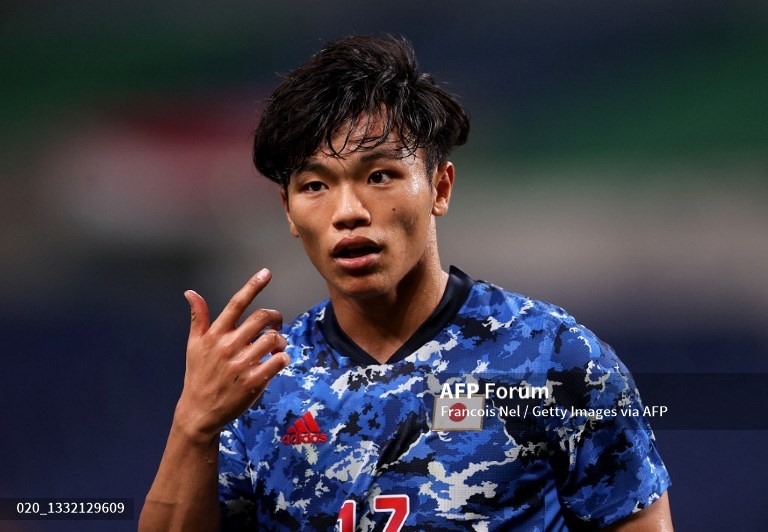 Reo Hatate có thể chơi bóng ở cả 3 tuyến hậu vệ, tiền vệ và tiền đạo. Ảnh: AFP