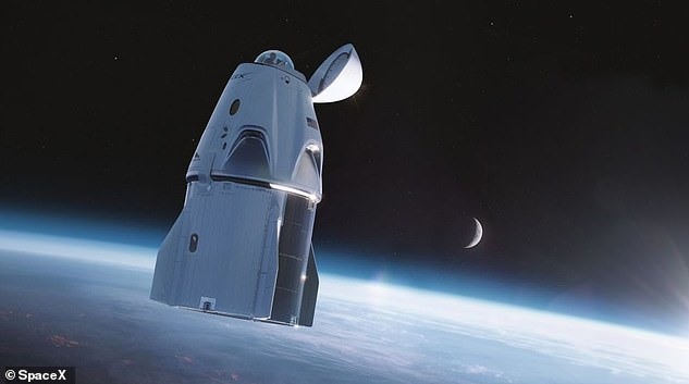 Sự cố bồn cầu khoang tàu vũ trụ SpaceX khiến các phi hành gia phải mặc tã từ trạm vũ trụ ISS trở về Trái đất. Ảnh: SpaceX
