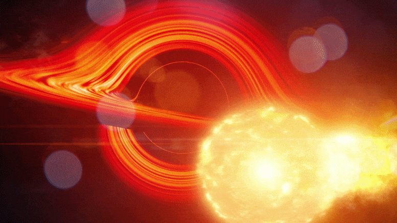 Hố đen sạm là loại kinh hãi nhất nhập thiên hà. Ảnh: Đại học tập Arizona