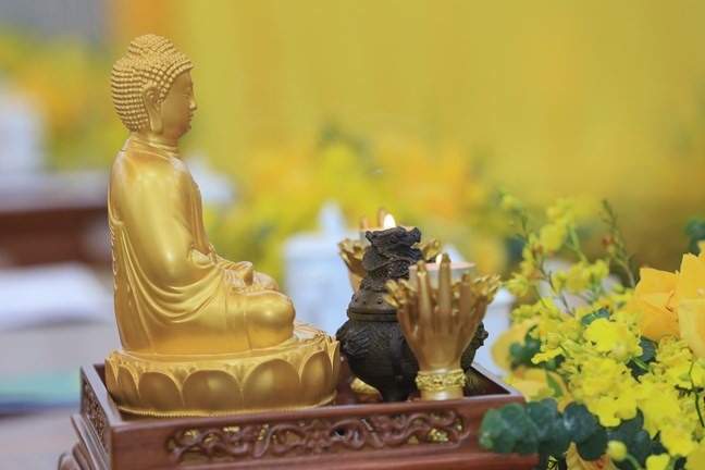 Đại lễ kỷ niệm 40 năm thành lập Giáo hội Phật giáo Việt Nam. Ảnh Quang Vinh
