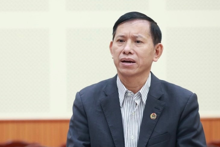 Ông Vũ Mạnh Tiêm - Phó Trưởng Ban Tuyên giáo, Tổng Liên đoàn Lao động Việt Nam. Ảnh: Hải Nguyễn