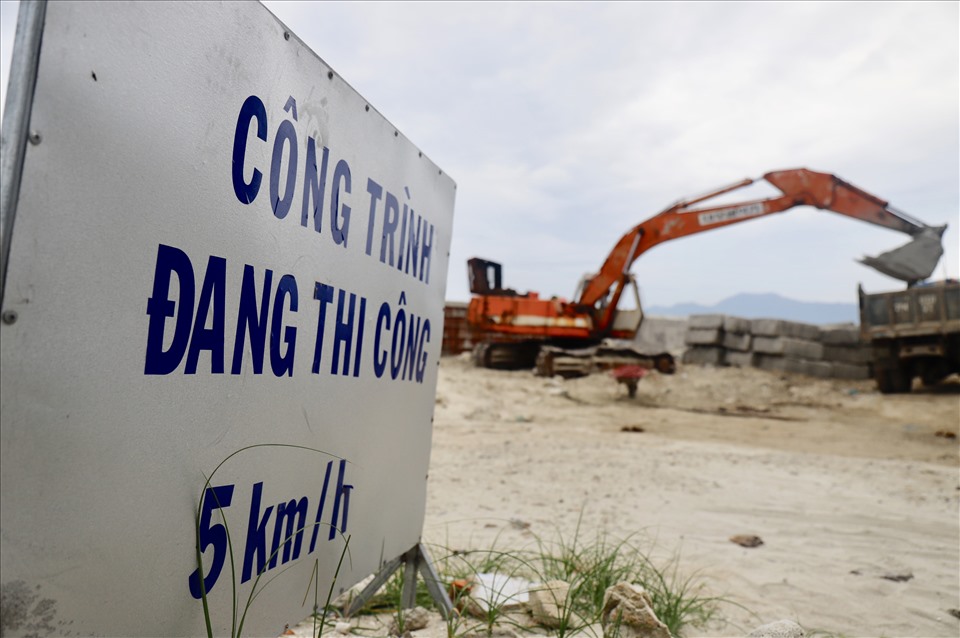 Chính quyền thị xã Ninh Hòa vừa lên tiếng liên quan đến việc xây dựng bờ kè phường Ninh Hải. Ảnh CC