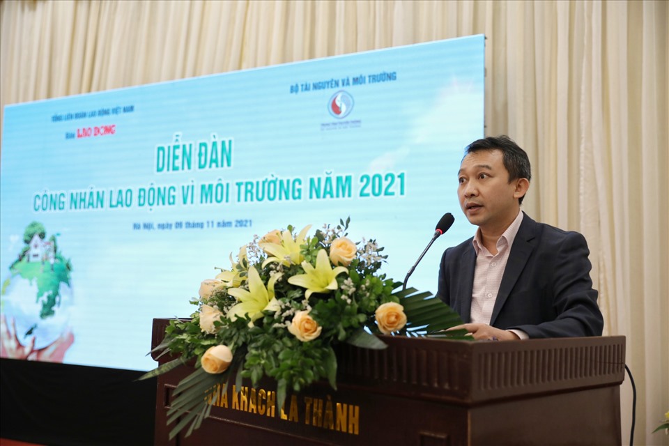 Ông Cao Minh Tuấn – Phó Giám đốc Trung tâm TTTN&MT – Bộ Tài Nguyên & Môi Trường. Ảnh: Tô Thế