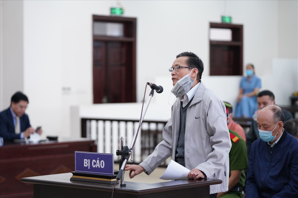 Bị cáo Đặng Văn Tập tại phiên toà phúc thẩm. Ảnh: V.D