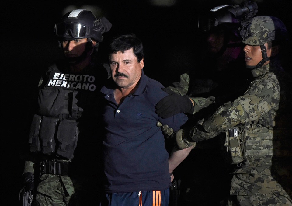 Trùm ma túy Mexico Joaquin “El Chapo” Guzman. Ảnh: AFP