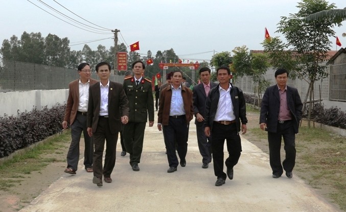 Các cấp chính quyền Hà Tĩnh quan tâm, phấn đấu mục tiêu xây dựng tỉnh nông thôn mới. Ảnh: Quang Đại