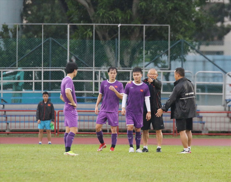 Trận đấu giữa tuyển Việt Nam và Malaysia sẽ diễn ra vào lúc 19h30 ngày 12.12. Ảnh: VFF