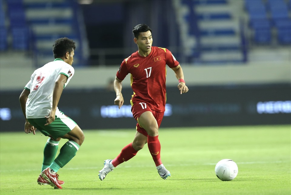Tuyển Việt Nam hướng đến chiến thắng trước Indonesia để sớm giành vé vào bán kết AFF Cup 2020. Ảnh: Trung Thu
