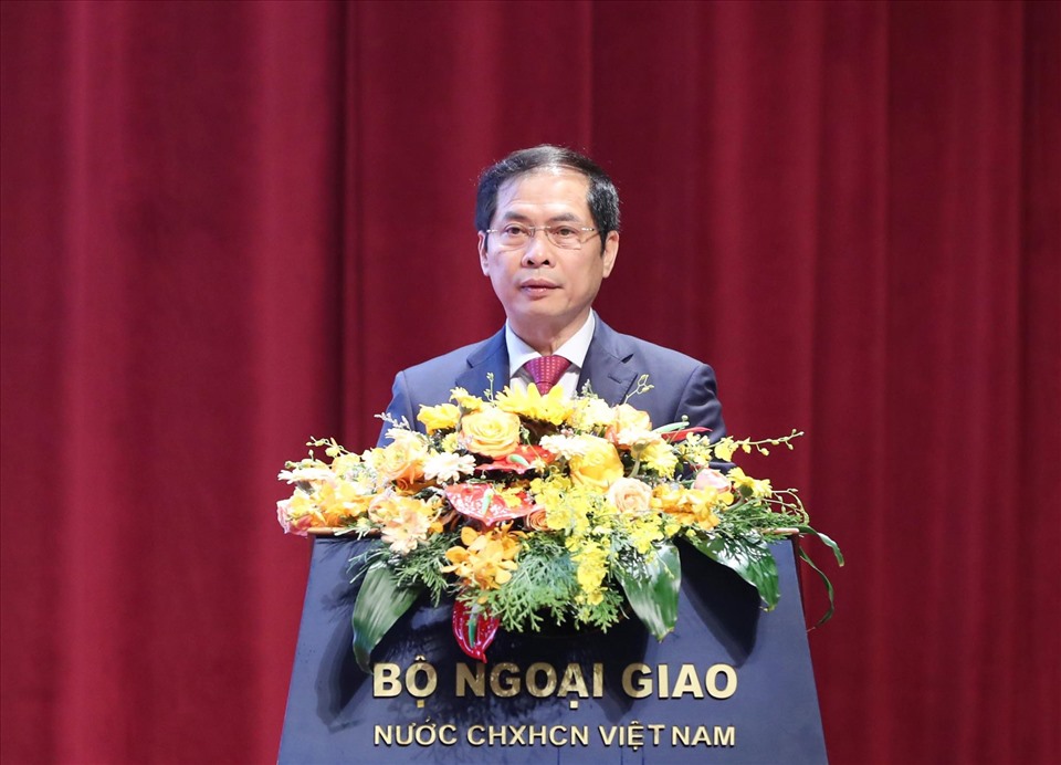 Bộ trưởng Bùi Thanh Sơn phát biểu khai mạc. Ảnh: Hải Nguyễn