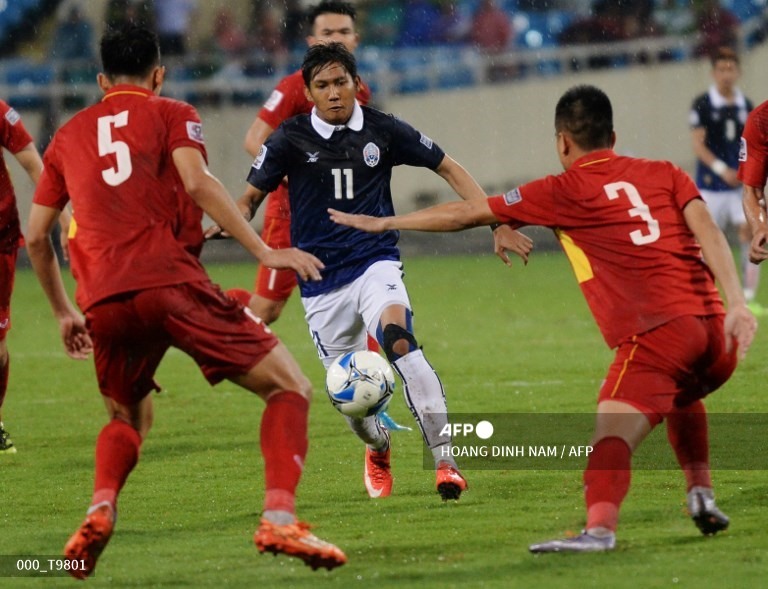 4. Chan Vathanaka (Tiền đạo - Campuchia): 2 bàn thắng