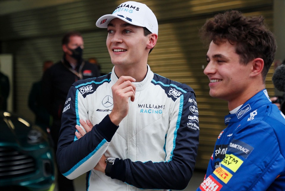 Liệu George Russell (trái) và Lando Norris có thể thể hiện được mình và tấn công vào cuộc đua vô địch? Ảnh: F1