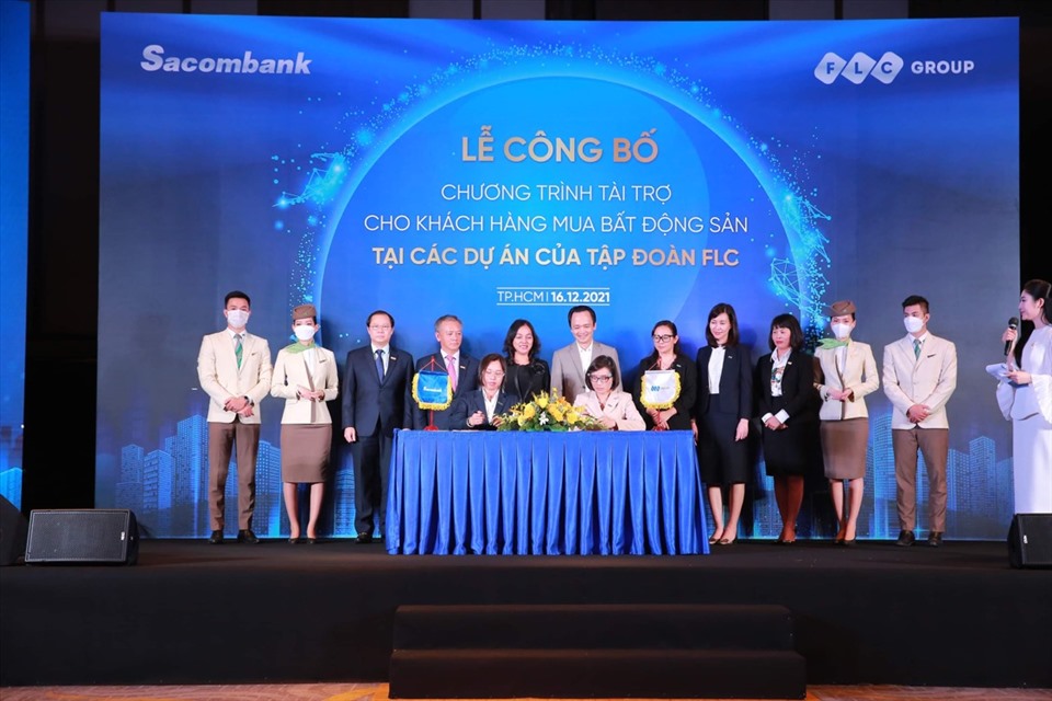Lễ Công bố chương trình tài trợ cho khách hàng mua BĐS tại FLC Quảng Bình diễn ra chiều 16/12/2021 tại Khách sạn Sheraton Saigon