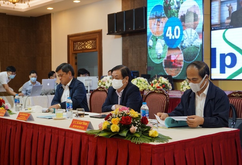 Bộ trưởng Bộ Nông nghiệp PTNT Lê Minh Hoan chủ trì buổi hội thảo. Ảnh T.T