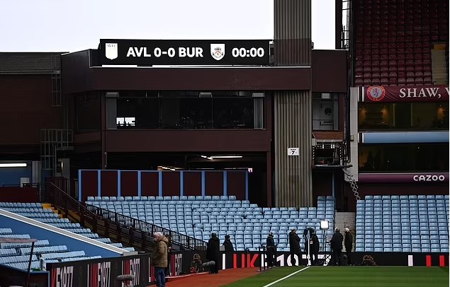 Villa Park không mở cửa sân trong đêm thứ Bảy. Ảnh: Premier League