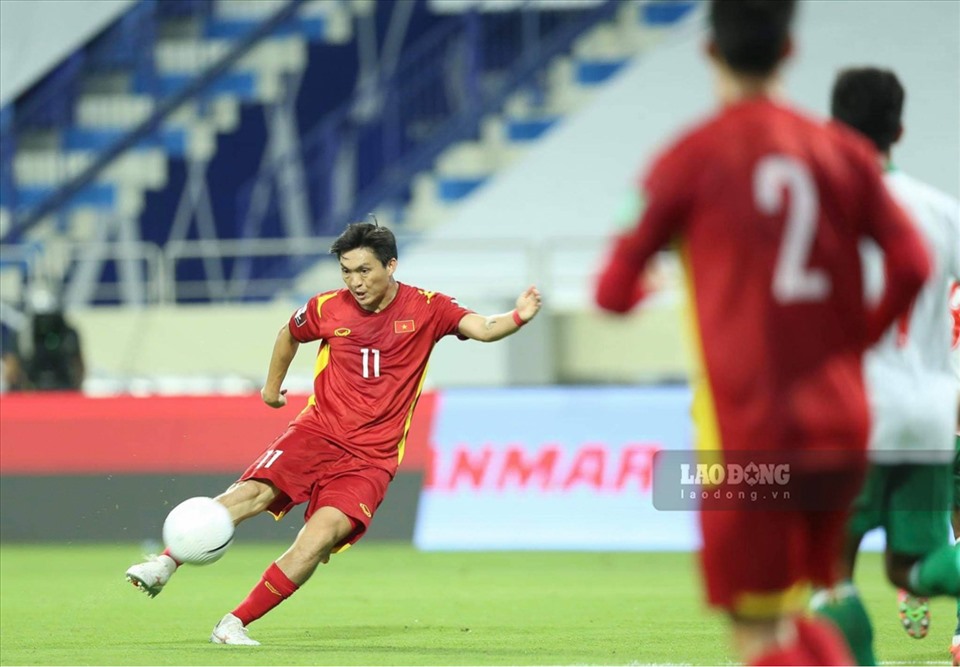 Tuấn Anh luôn là lựa chọn quan trọng của ông Park trong đội hình tuyển Việt Nam. Ảnh: Trung Thu