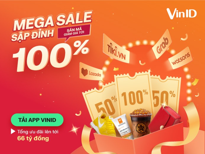 VinID mang đến chương trình mega sale lớn nhất trong năm.