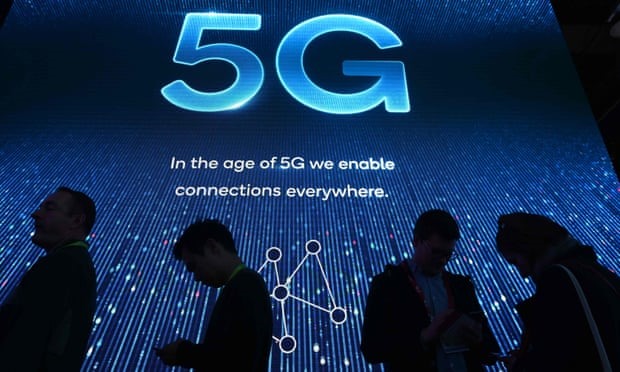 Công nghệ mạng 5G đang nhanh chóng trở nên lớn mạnh. Ảnh: AFP