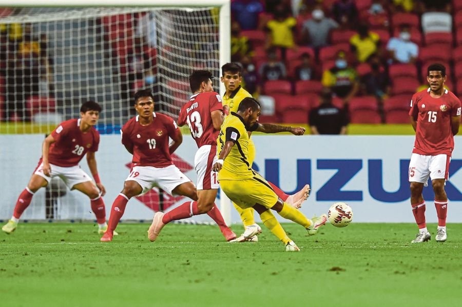 Tuyển Malaysia từng chơi tốt ở vòng loại World Cup 2022 nhưng sụp đổ tại AFF Cup 2020. Ảnh: AFP