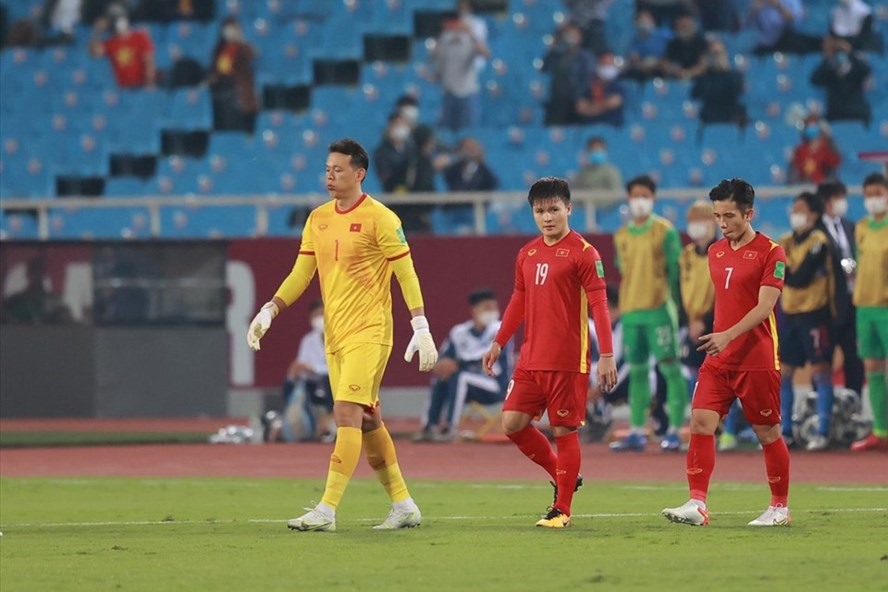 Tấn Trường từng là thủ môn số 1 của tuyển Việt Nam ở vòng loại thứ 3 World Cup 2022. Ảnh: Minh Anh