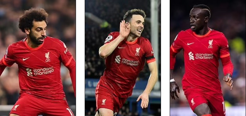 Salah, Jota và Mane là “cây đinh ba” đáng sợ của Liverpool. Ảnh: Premier League