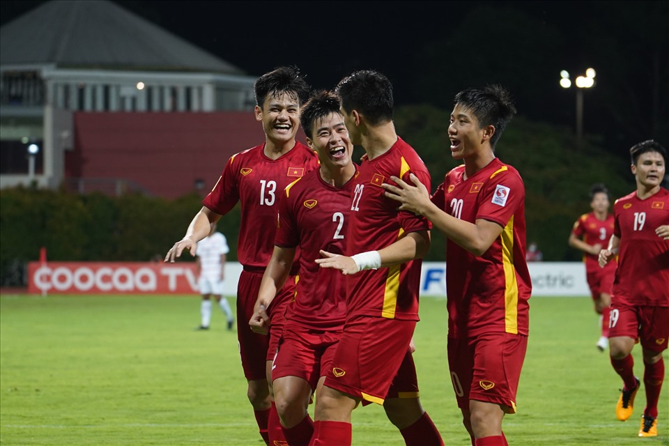 Bộ khung chính của tuyển Việt Nam đã thi đấu đủ cả 4 trận vòng bảng, ít được nghỉ ngơi. Ảnh: AFF