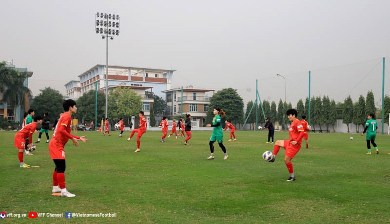 Đội tuyển nữ Việt Nam sẽ lên đường sang Tây Ban Nha tập huấn vào ngày 26.12. Ảnh: VFF