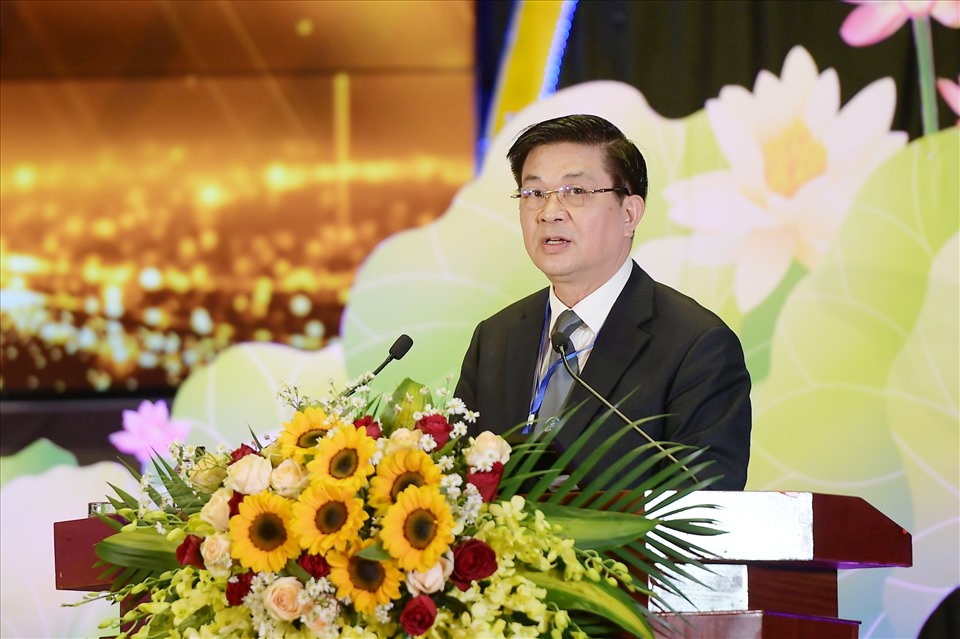Ông Đỗ Ngọc Thịnh, Chủ tịch Liên đoàn Luật sư Việt Nam phát biểu tại Đại hội.